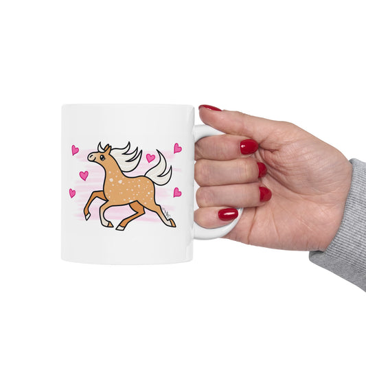Palomino Horse Love Coffee Ceramic Mug