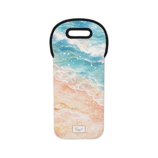 My Sand Bag™ Wine Carrier | Watercolor Shoreline