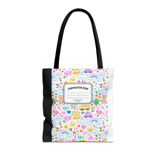Pastel Rainbow Teacher Tote Bag | Back to School Gift | 3 Sizes