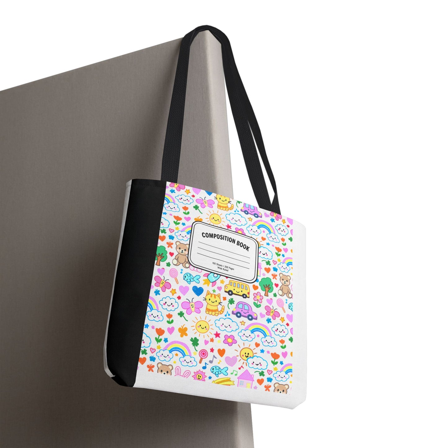 Pastel Rainbow Teacher Tote Bag | Back to School Gift | 3 Sizes