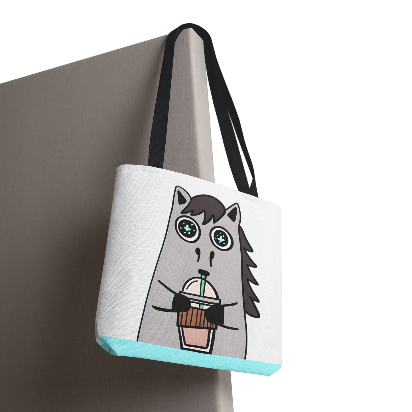Coffee-Drinking Horse Frappuccino Tote Bag