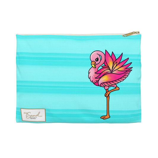 My Sand Bag™ | Sassy Flamingo Essentials Pouch