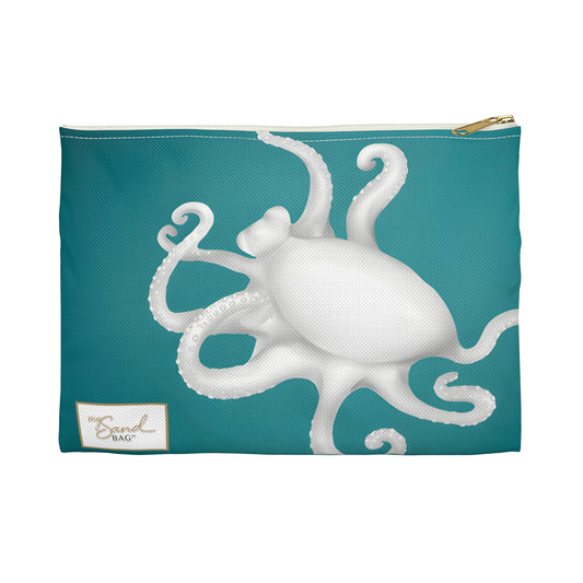 My Sand Bag Essentials Pouch Colorful Durable Canvas Zip Organizer