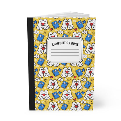 Kawaii Ghost Composition Notebook | School Supply & Teacher Gift | A5