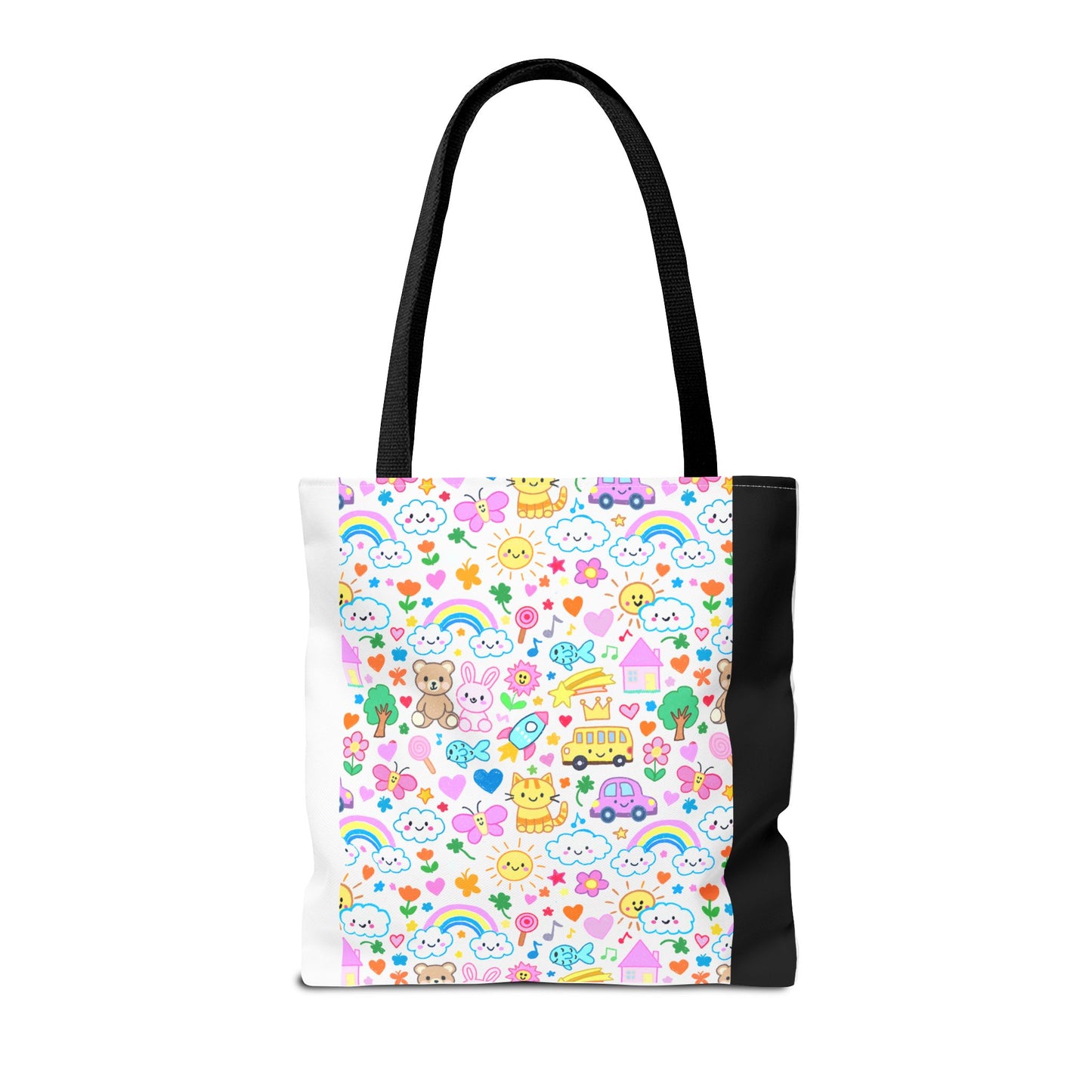 Pastel Rainbow Teacher Tote Bag | Back to School Gift | 3 Sizes