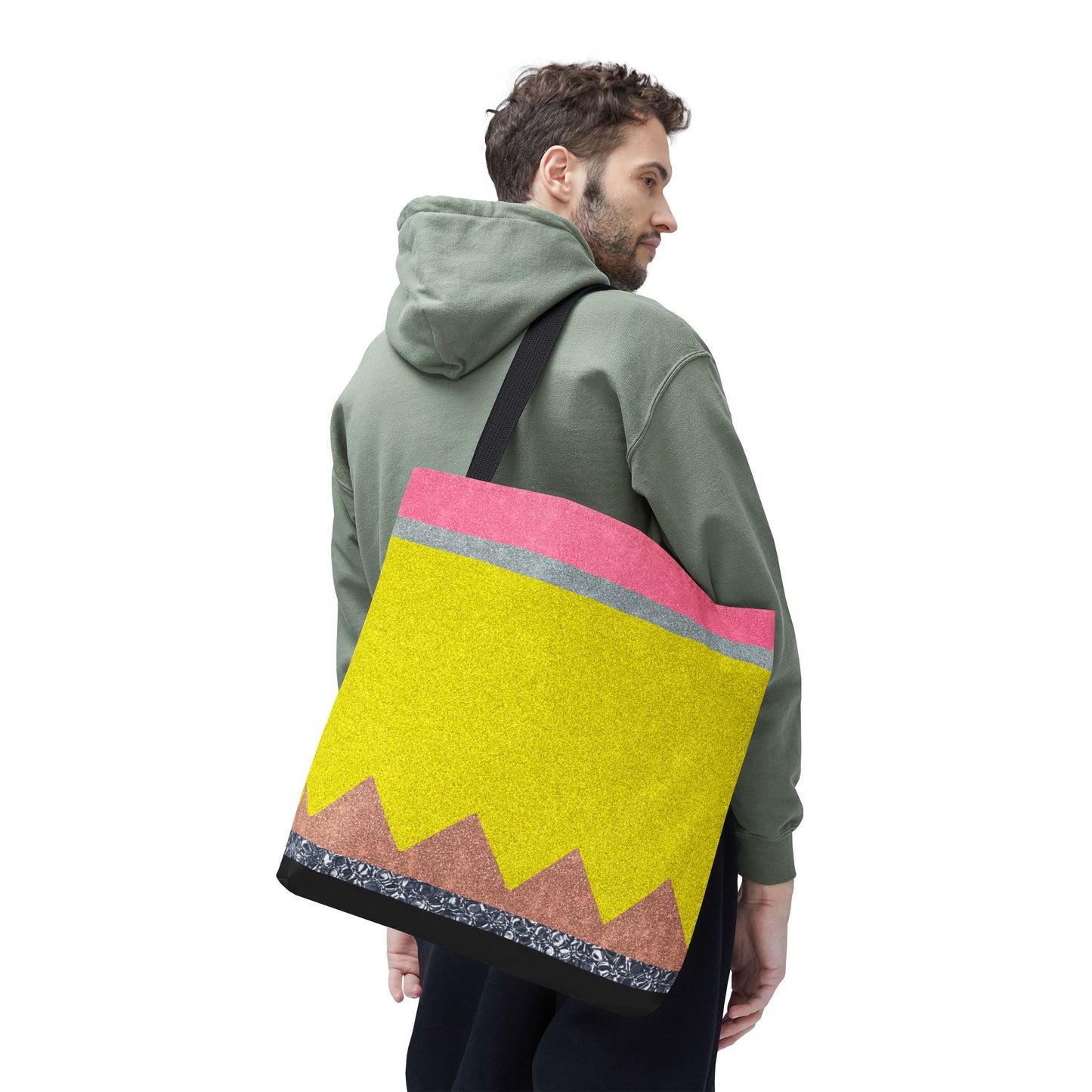 Giant Pencil Teacher Tote Bag | Back to School Gift | 3 Sizes