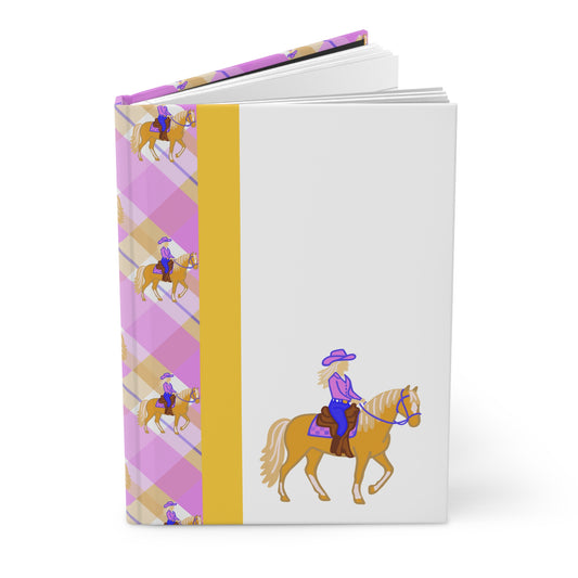 Western Horse Trail Rider Journal — Hardcover Notebook