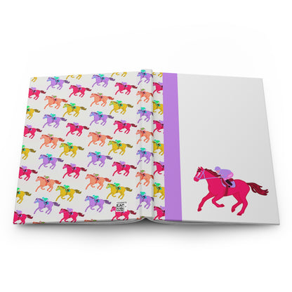Kentucky Derby Racehorse Hardcover Journal