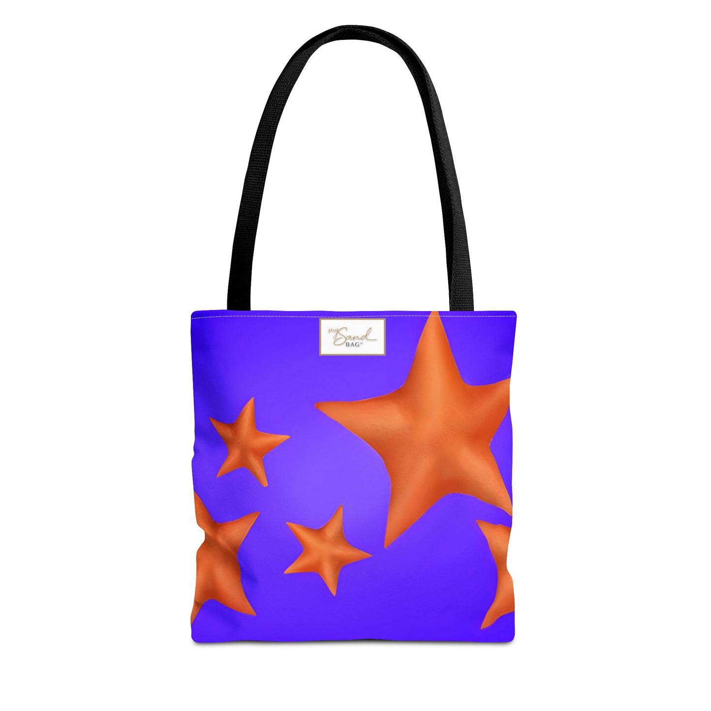 My Sand Bag Starfish Tote Reusable Shopping Tote Durable Polyester