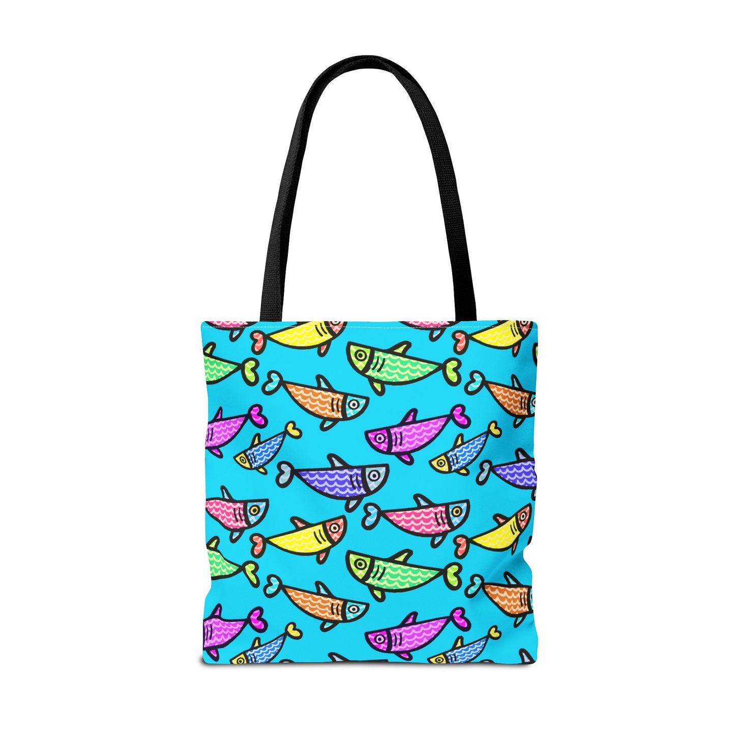 My Sand Bag Happy Fish Tote Reusable Beach Shopping Tote
