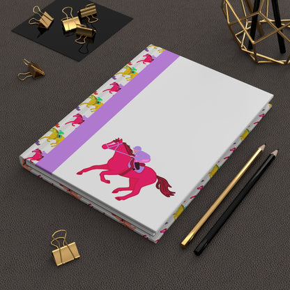 Kentucky Derby Racehorse Hardcover Journal