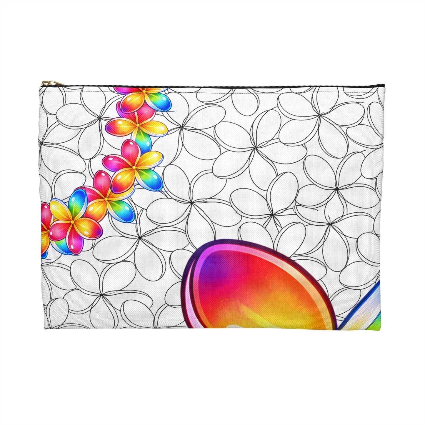 My Sand Bag Essentials Pouch Canvas Zip Organizer For Everyday Essentials Lightweight Durable Colorful Palette Small