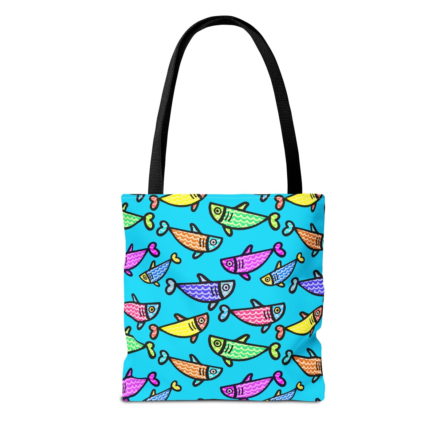 My Sand Bag Happy Fish Tote Reusable Beach Shopping Tote