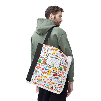 Primary Colors Teacher Tote Bag | Back to School Gift | 3 Sizes