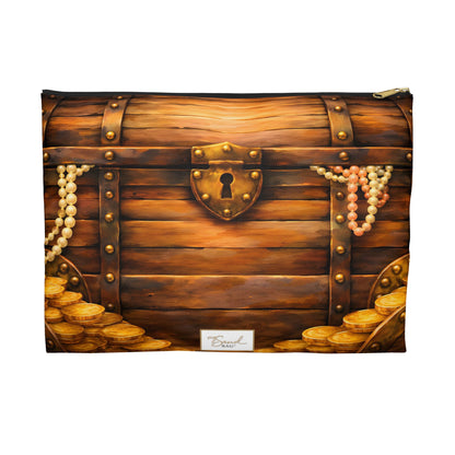 My Sand Bag™ Pirate Treasure Chest Essentials Pouch | Zip Makeup & Travel Bag