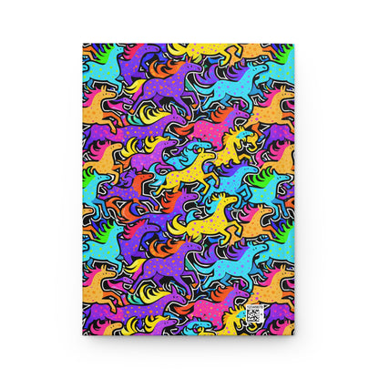Horse Stampede Hardcover Journal | Matte Notebook