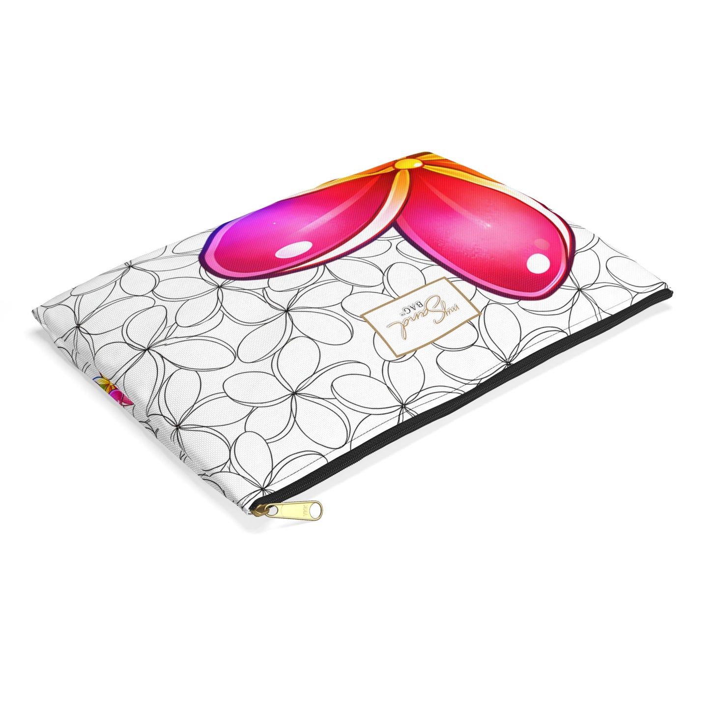 My Sand Bag Essentials Pouch Canvas Zip Organizer For Everyday Essentials Lightweight Durable Colorful Palette Small