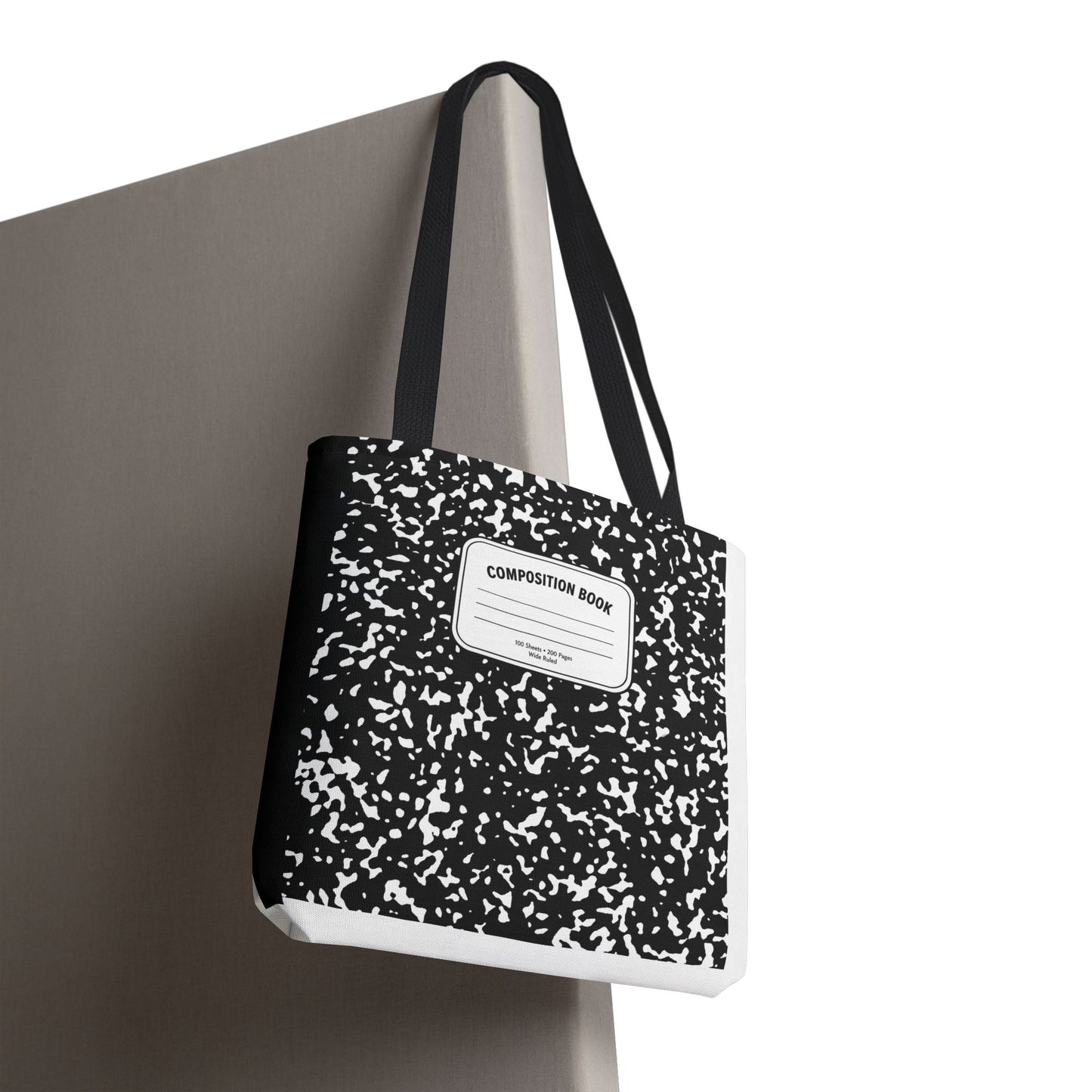 Composition Notebook Teacher Tote Bag | Back to School Gift | 3 Sizes