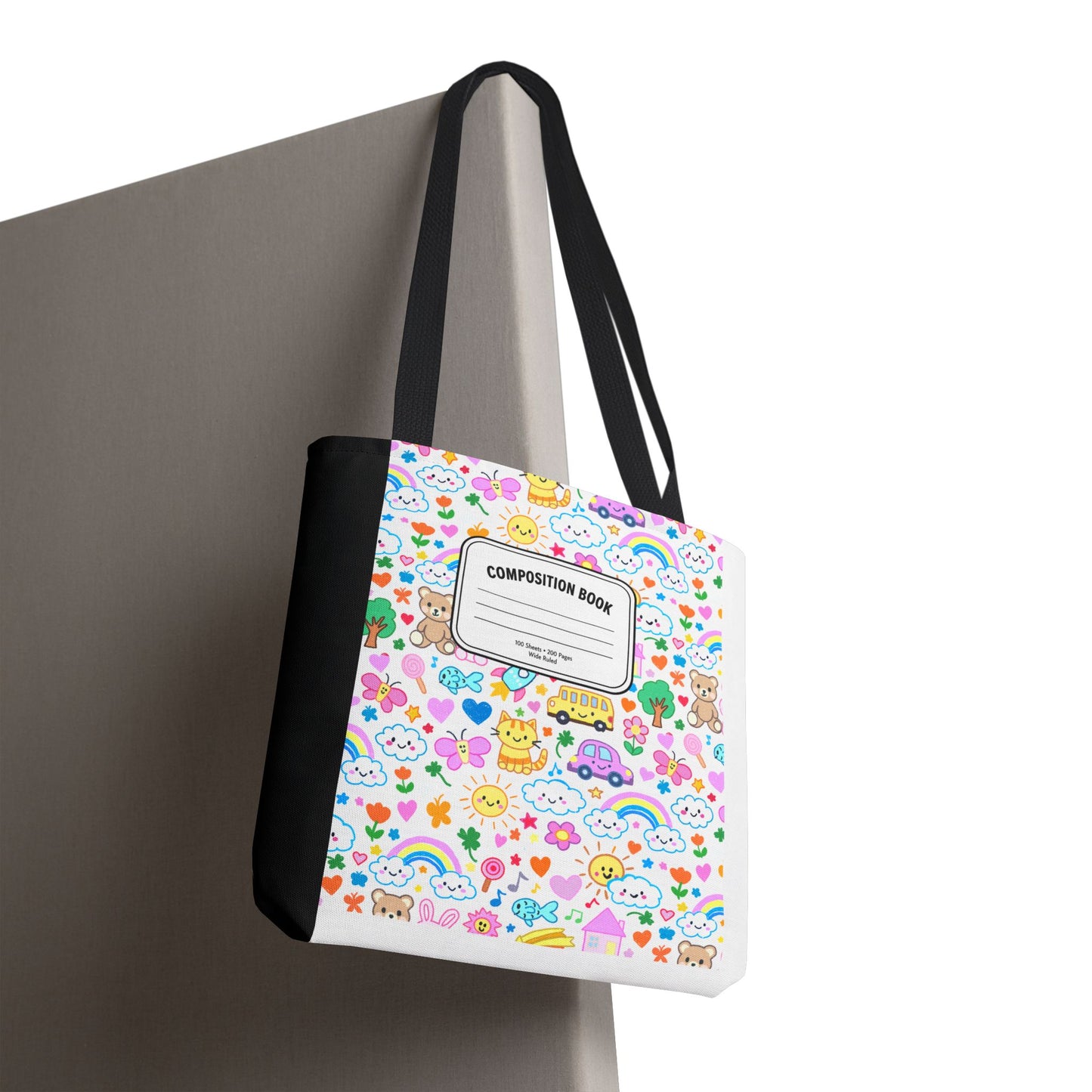 Pastel Rainbow Teacher Tote Bag | Back to School Gift | 3 Sizes