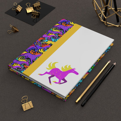 Horse Stampede Hardcover Journal | Matte Notebook