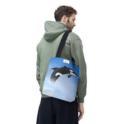 My Sand Bag™ Killer Whale Tote Bag | Orca Coastal Tote | 3 Sizes