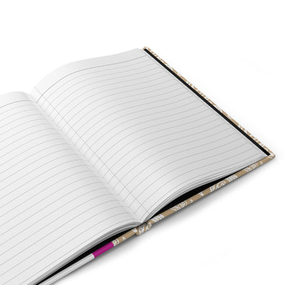 Barrel Racing Cowgirl Hardcover Journal — Paisley Rodeo Notebook