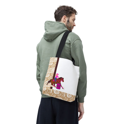 Barrel Racing Tote Bag | Cowgirl Western Patterned Tote | 3 Sizes