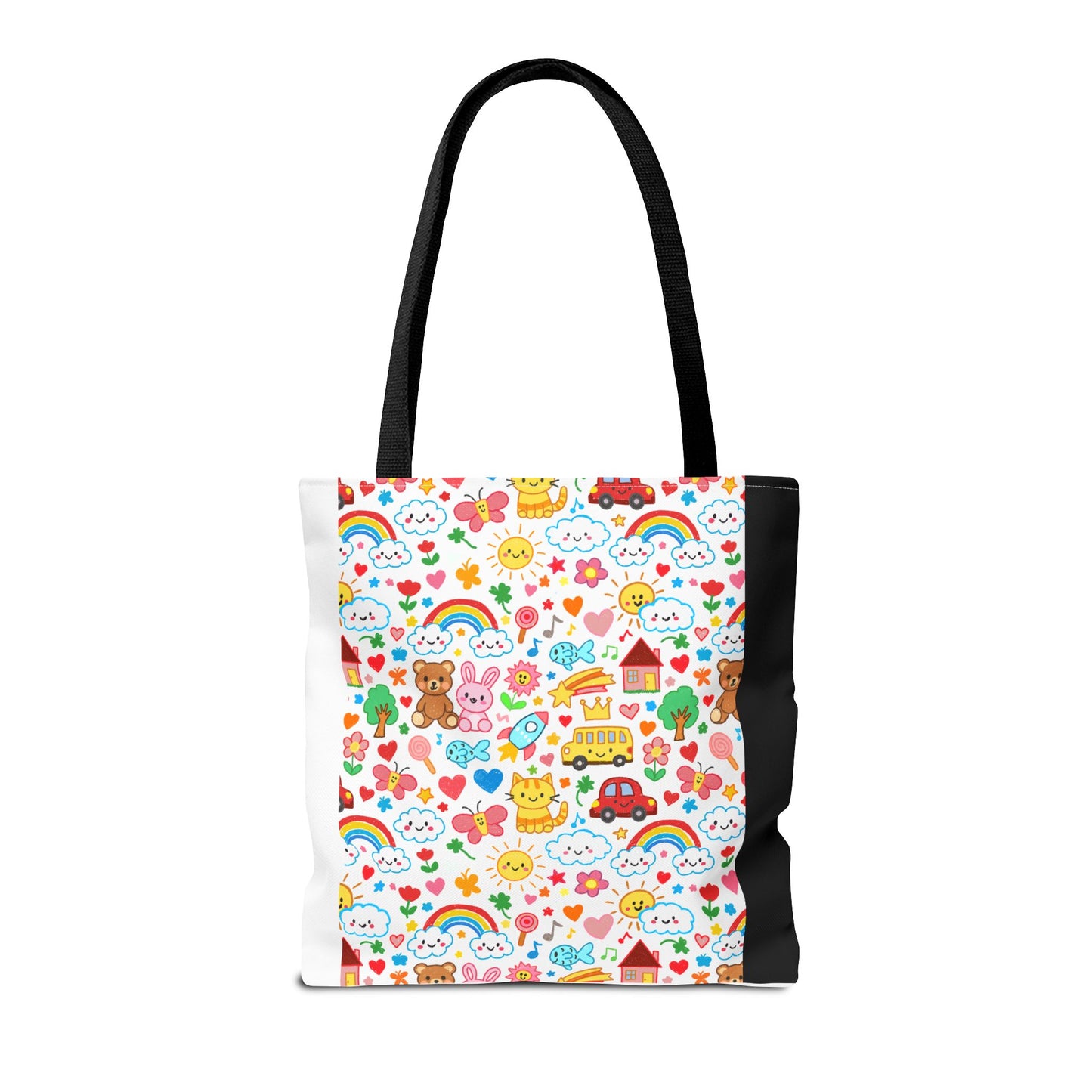 Primary Colors Teacher Tote Bag | Back to School Gift | 3 Sizes