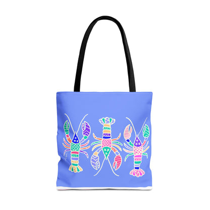 Hand-Drawn Lobster Tote Bag — Beachy Seafood Shellfish Market Tote