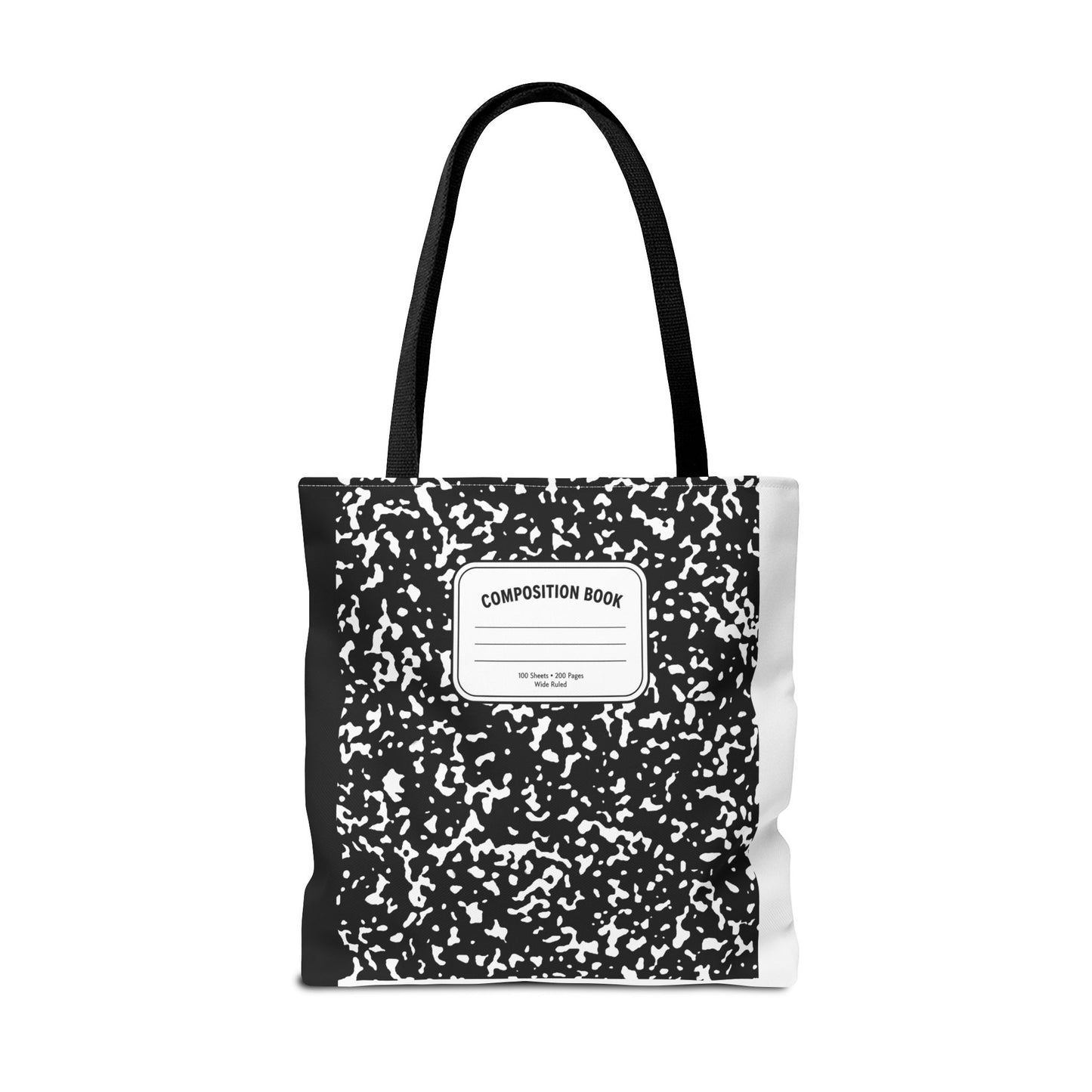 Composition Notebook Teacher Tote Bag | Back to School Gift | 3 Sizes