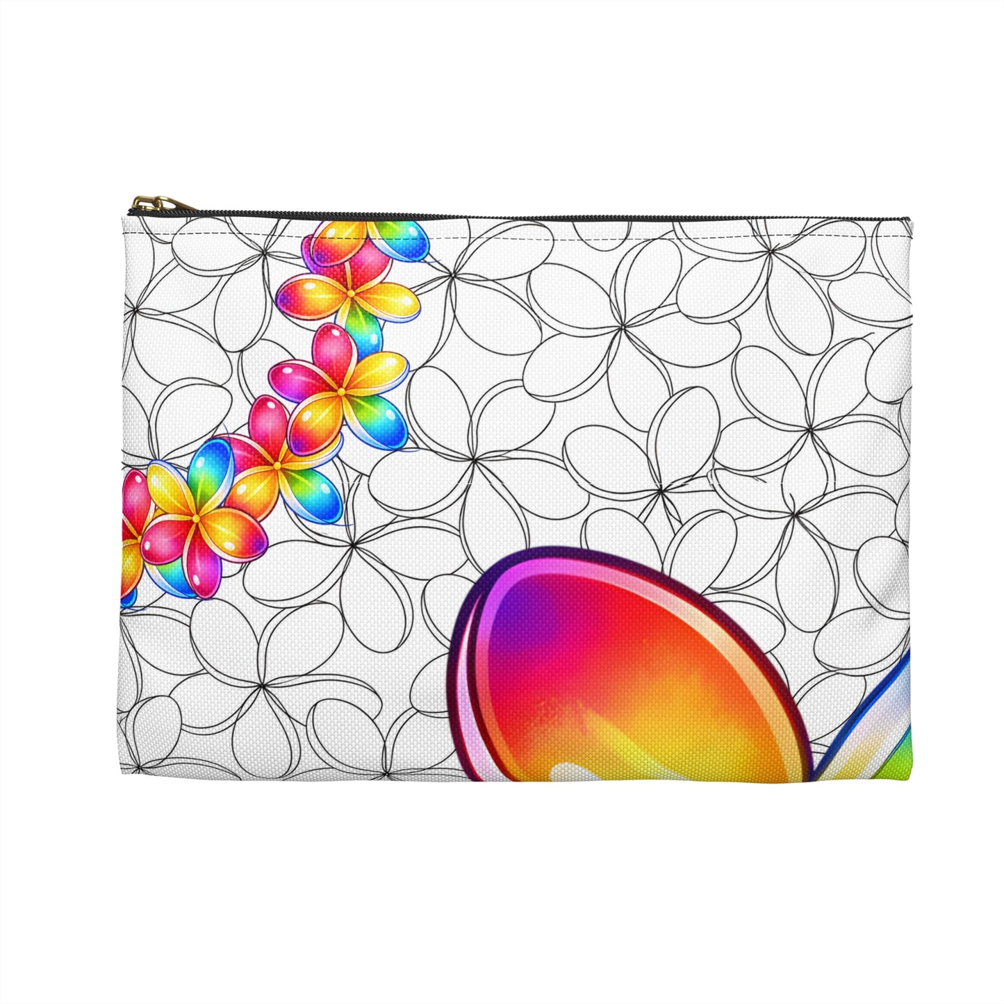 My Sand Bag Essentials Pouch Canvas Zip Organizer For Everyday Essentials Lightweight Durable Colorful Palette Small