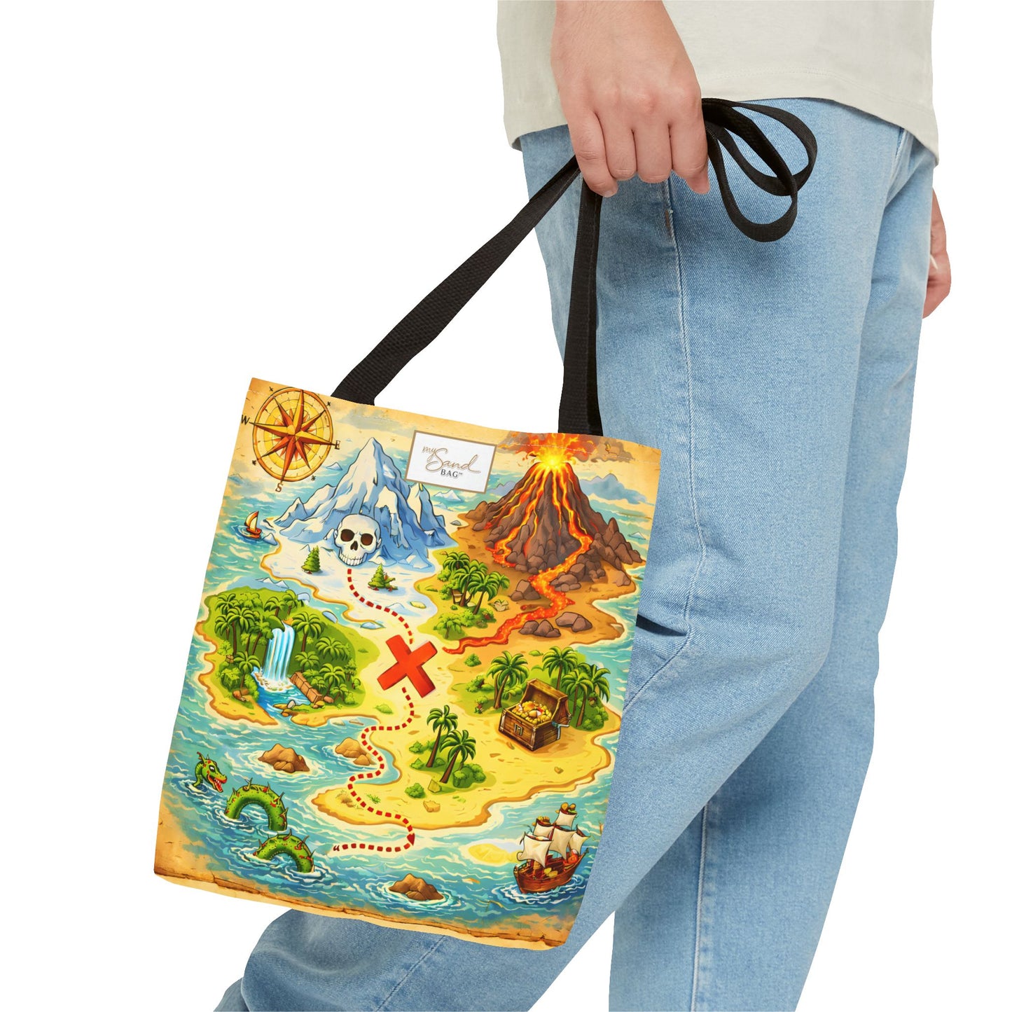 My Sand Bag™ | Pirate Treasure Map Tote