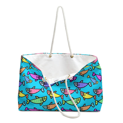 Happy Fish Beach Bag