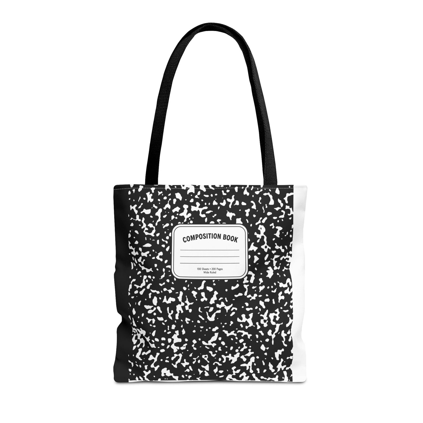 Composition Notebook Teacher Tote Bag | Back to School Gift | 3 Sizes