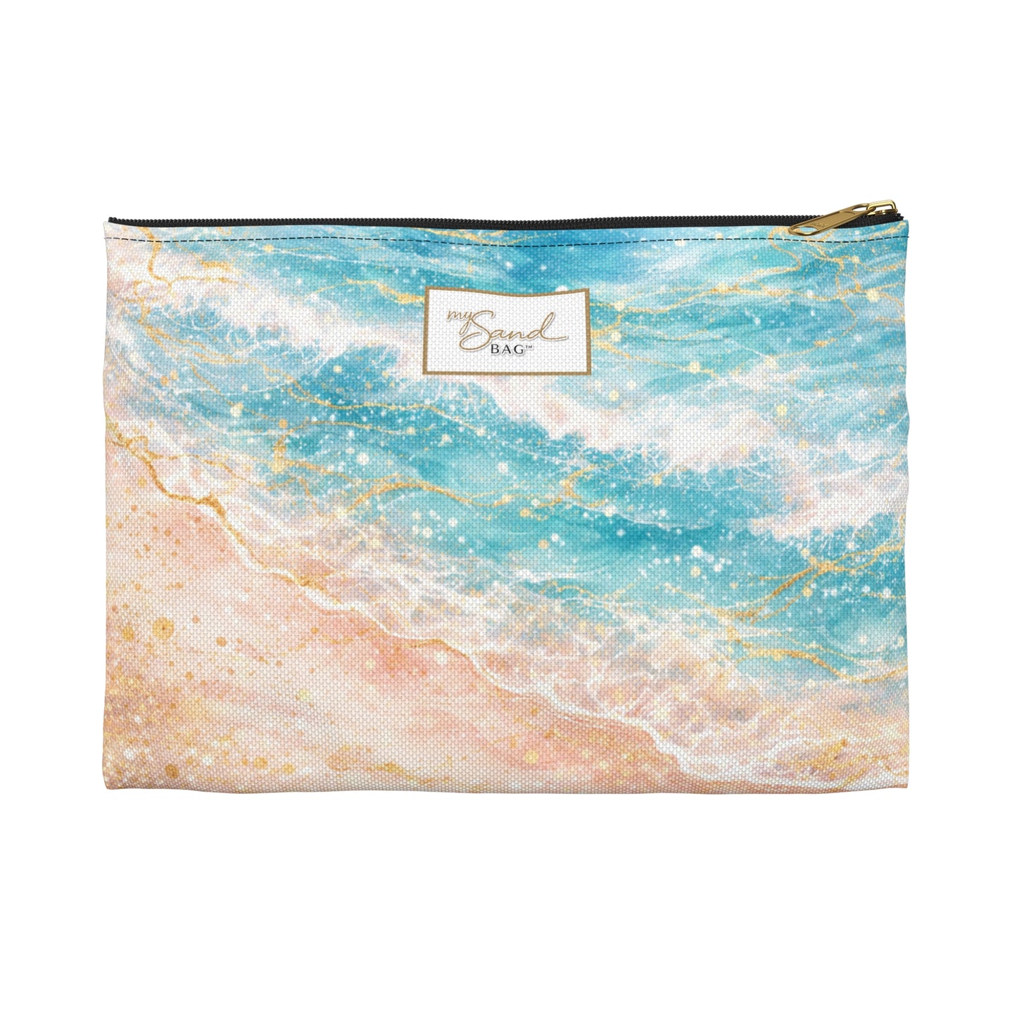 My Sand Bag™ | Watercolor Shoreline Essentials Pouch