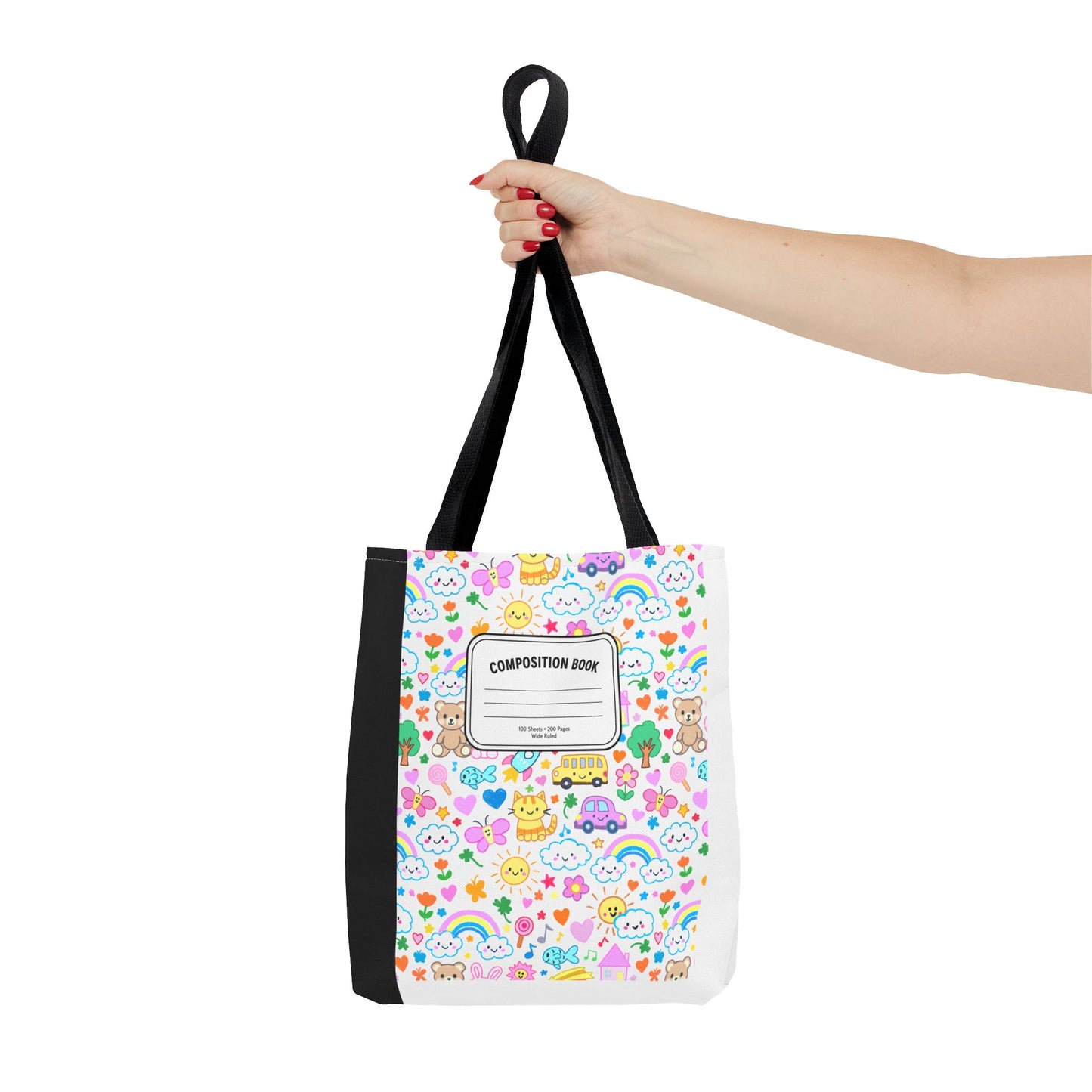 Pastel Rainbow Teacher Tote Bag | Back to School Gift | 3 Sizes
