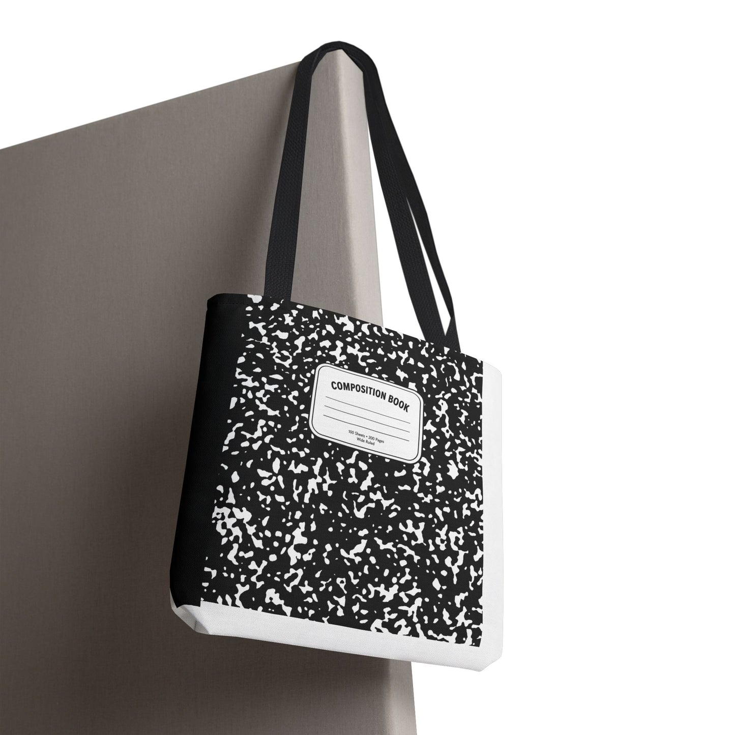 Composition Notebook Teacher Tote Bag | Back to School Gift | 3 Sizes