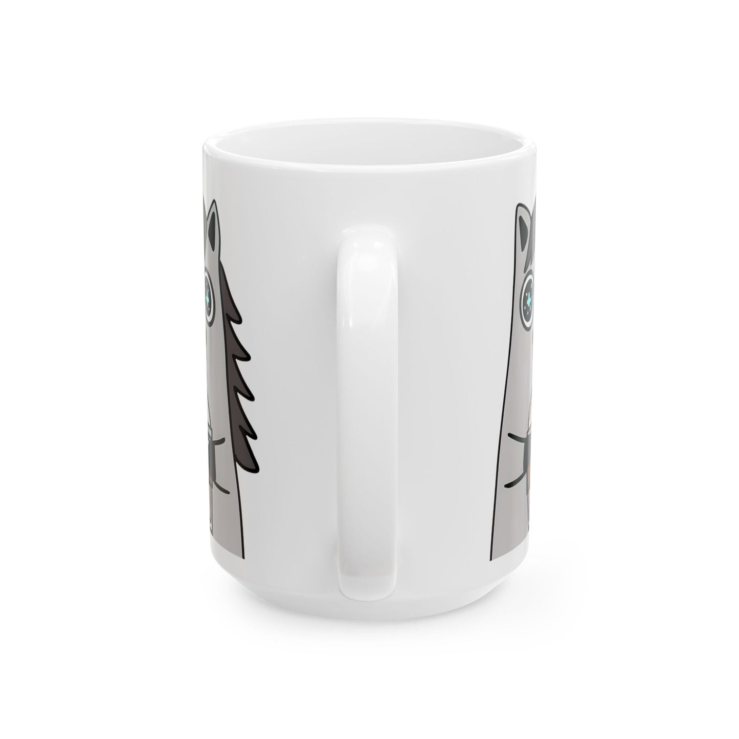 Frappuccino Horse Ceramic Mug — Horse Coffee Cup (11oz & 15oz)