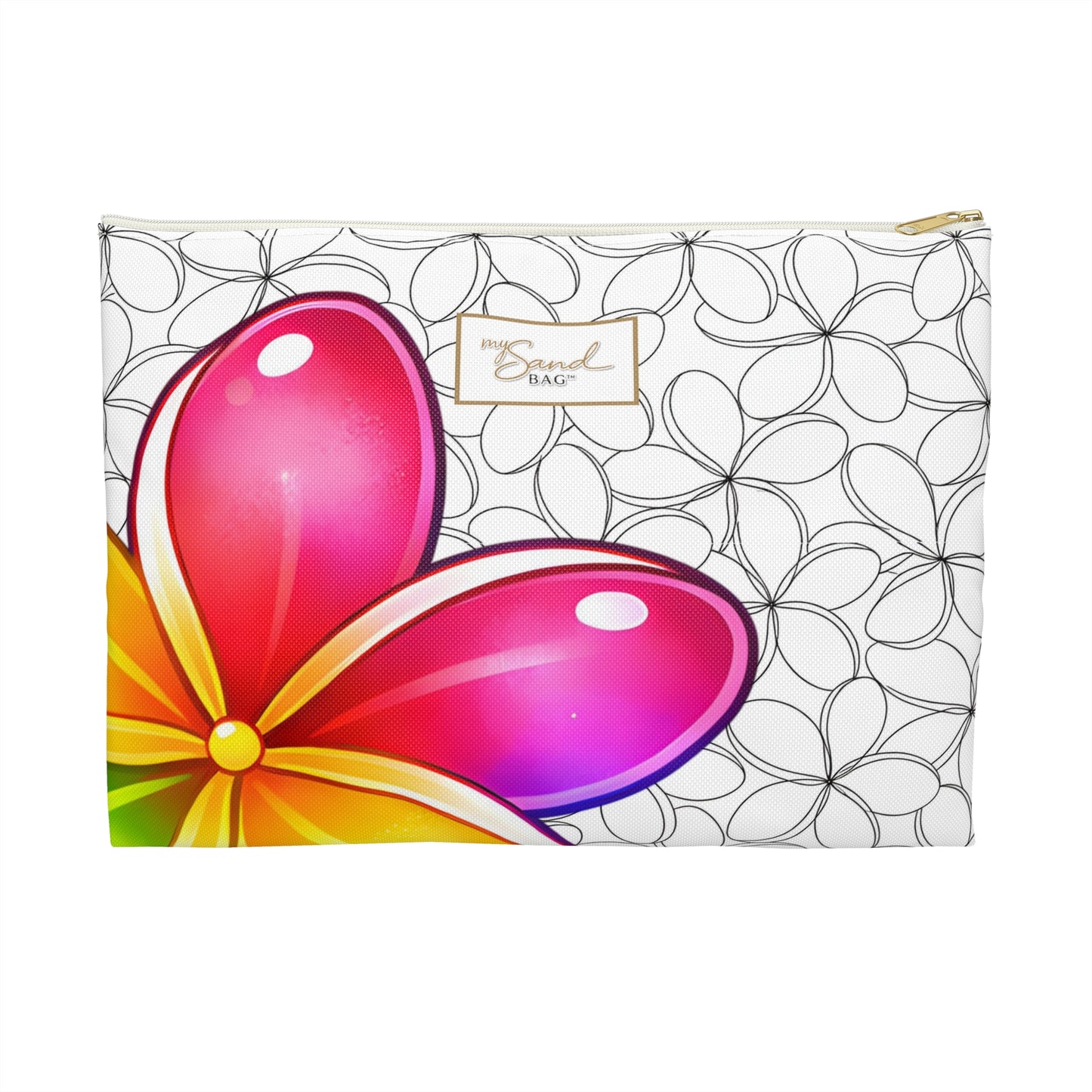 My Sand Bag Essentials Pouch Canvas Style Zip Organizer For Everyday Use