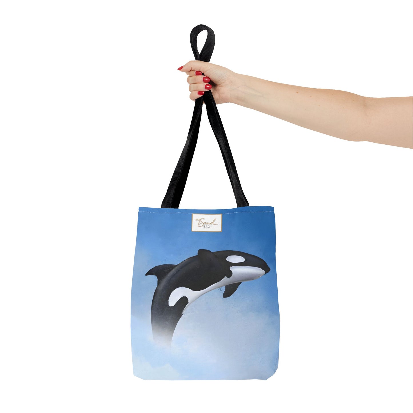 My Sand Bag™ Killer Whale Tote Bag | Orca Coastal Tote | 3 Sizes
