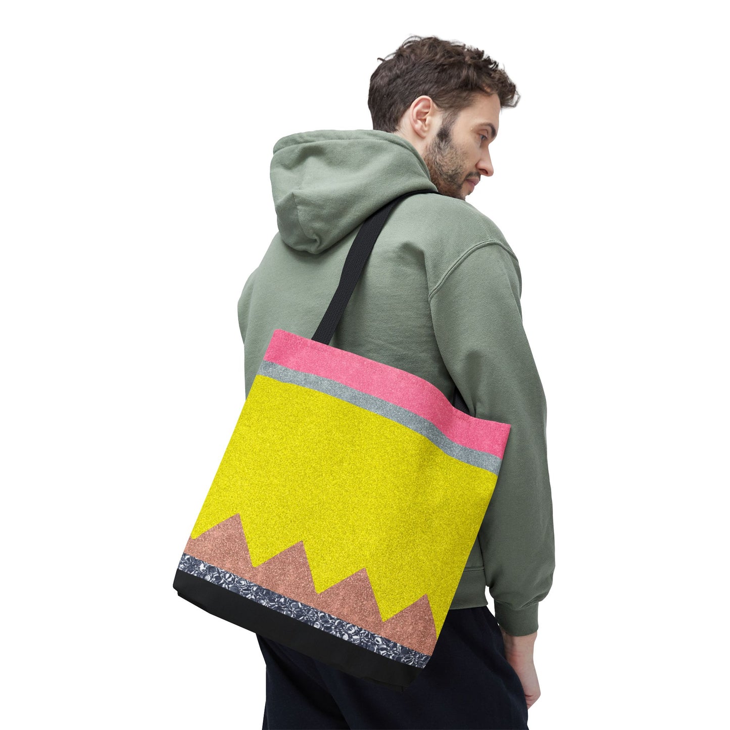 Giant Pencil Teacher Tote Bag | Back to School Gift | 3 Sizes