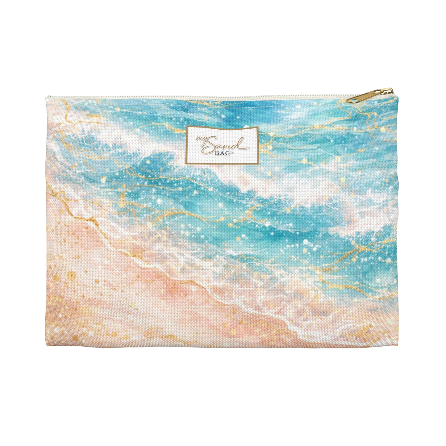 My Sand Bag™ | Watercolor Shoreline Essentials Pouch