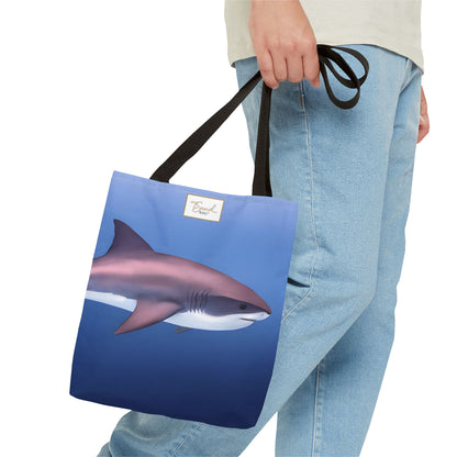 Great White Shark Tote Bag for Shopping and Beach Errands