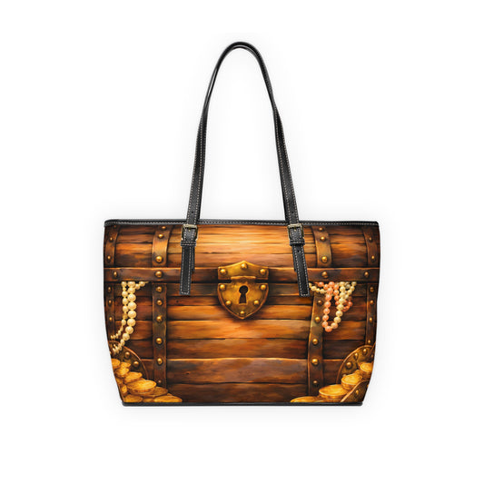 My Sand Bag Pirate Treasure Chest Purse — PU Leather Shoulder Bag