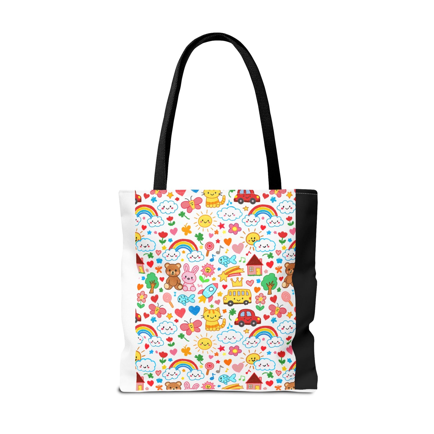 Primary Colors Teacher Tote Bag | Back to School Gift | 3 Sizes