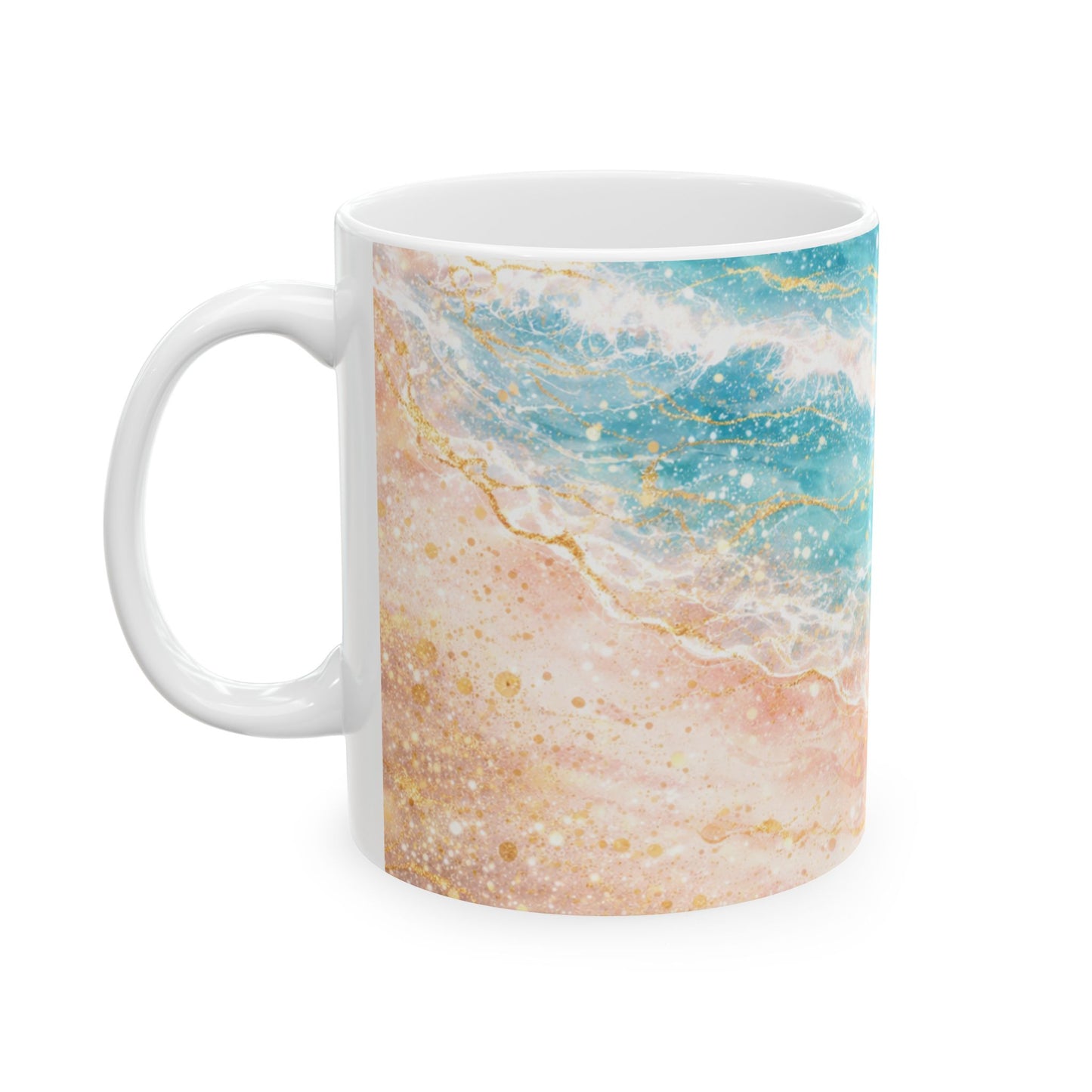 My Sand Bag™ | Watercolor Shoreline Coffee Mug