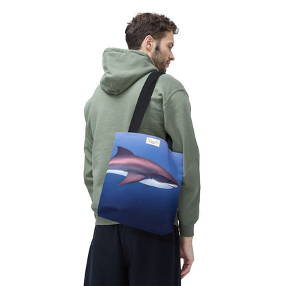Great White Shark Tote Bag for Shopping and Beach Errands