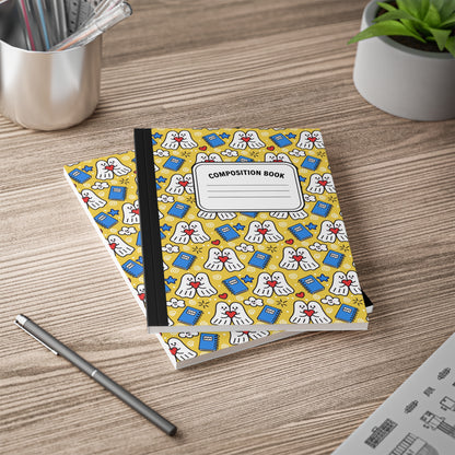 Kawaii Ghost Composition Notebook | School Supply & Teacher Gift | A5