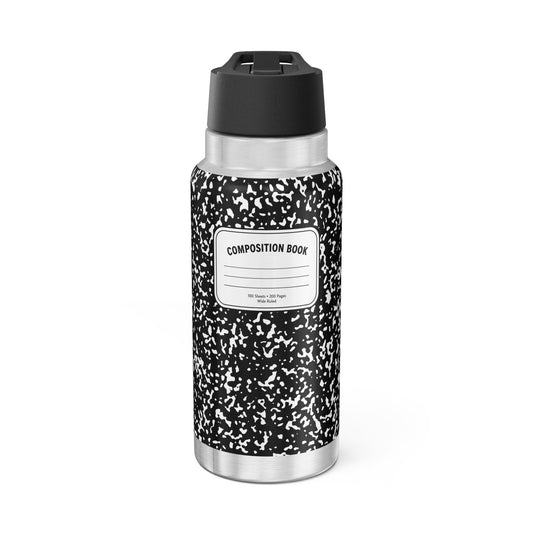 Composition Notebook Gator Tumbler | 32oz Teacher Appreciation Stainless Steel Cup