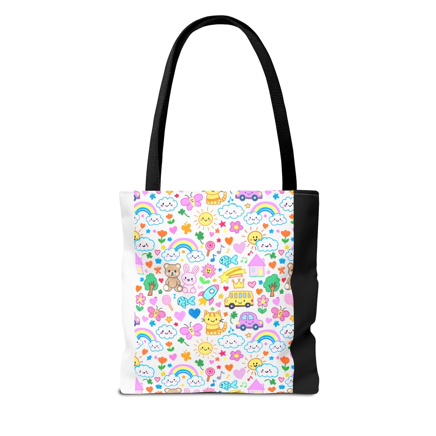 Pastel Rainbow Teacher Tote Bag | Back to School Gift | 3 Sizes